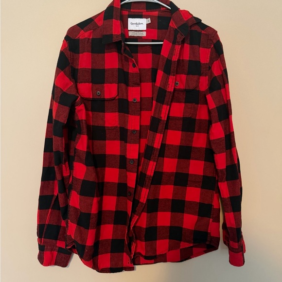 Good Fellow Other - Goodfellow & Co Red and Black Plaid Shirt